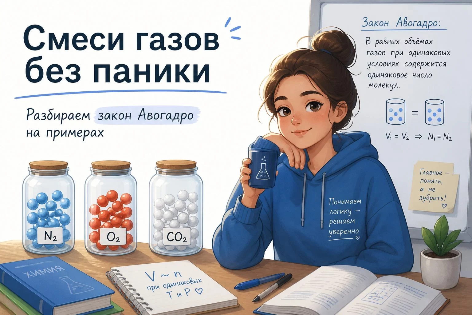 Что такое закон Авогадро и зачем он нужен на ЕГЭ?Для химика-практика утверждение о единых математических...
