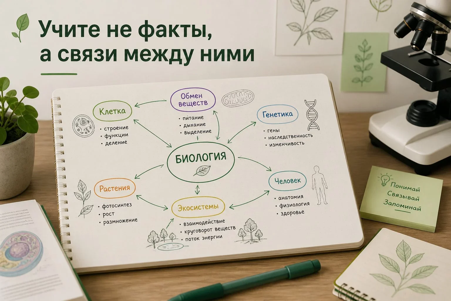 Из чего состоит ЕГЭ по биологии в 2026 году?В 2026 году экзамен по биологии проверяет...