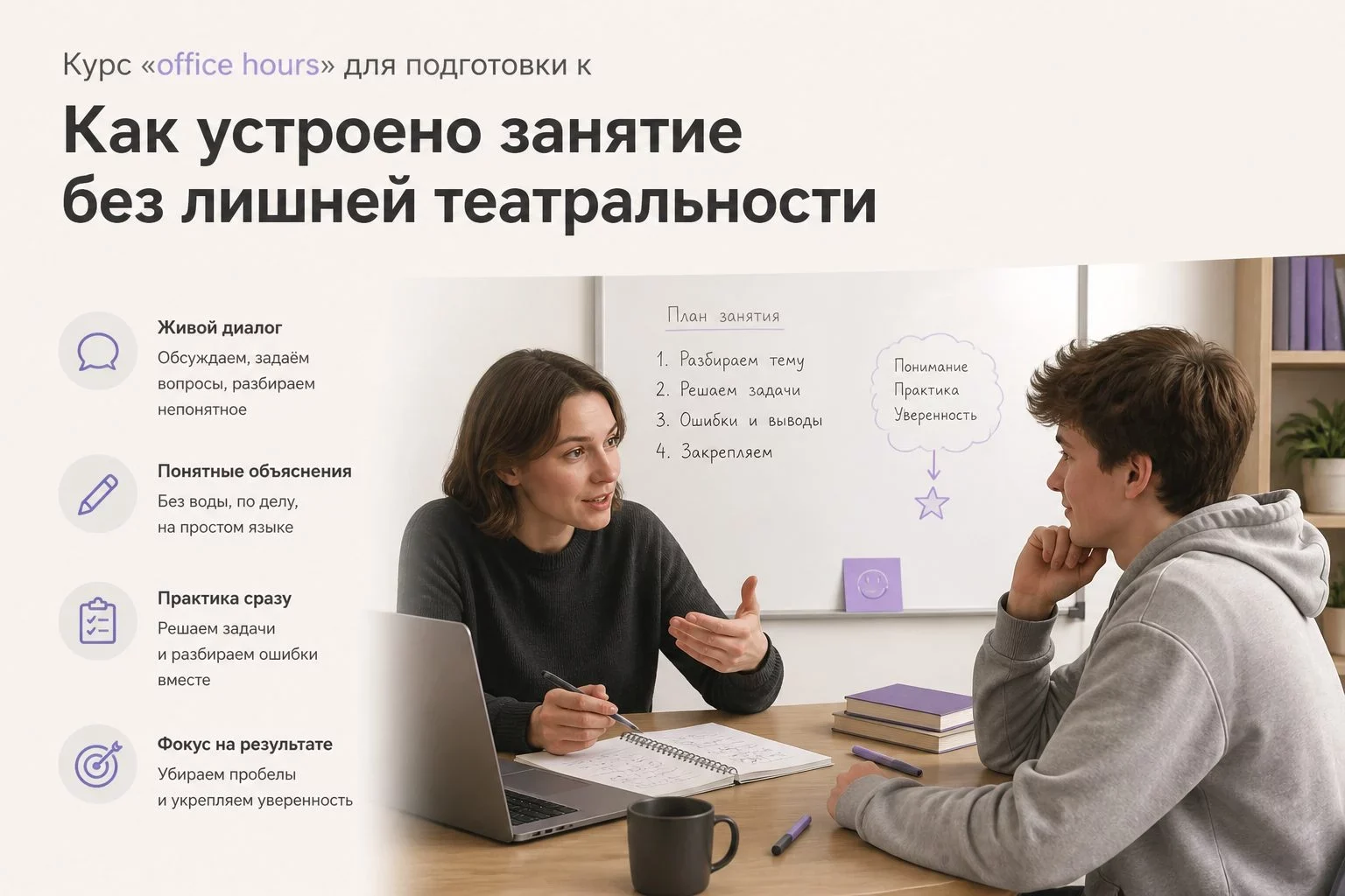 Что такое Office Hours и как этот формат пришёл в подготовку к ЕГЭ?Можно представить университетскую...