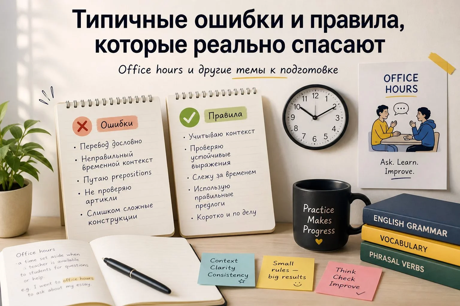 Почему понятие Office hours стало критическим для задания 2 ЕГЭ?На экзамене на всю устную часть...