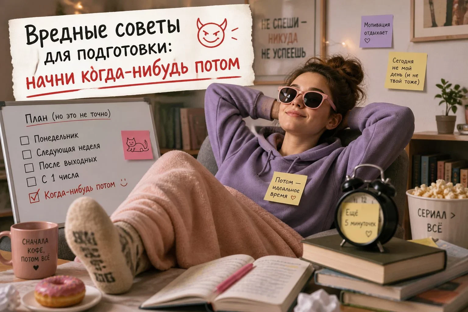Почему вредные советы могут быть полезны?Вредные советы позволяют взглянуть на подготовку к экзаменам с неожиданной...
