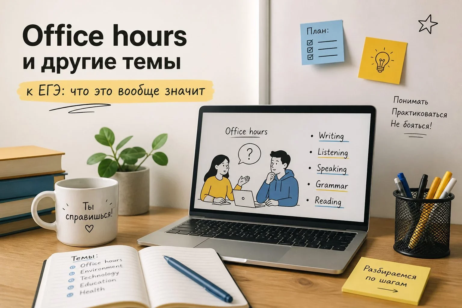 Почему понятие Office hours стало критическим для задания 2 ЕГЭ?На экзамене на всю устную часть...