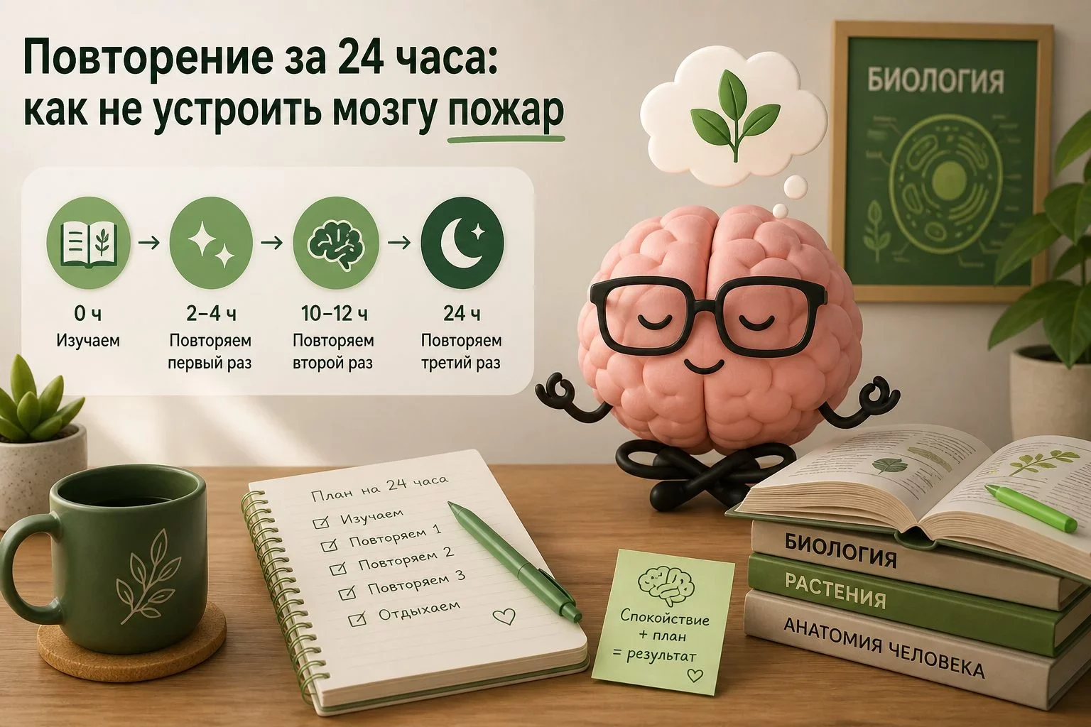 Что реально успеть за 24 часа до ОГЭ по биологии?Следует смотреть на ситуацию трезво: выучить...