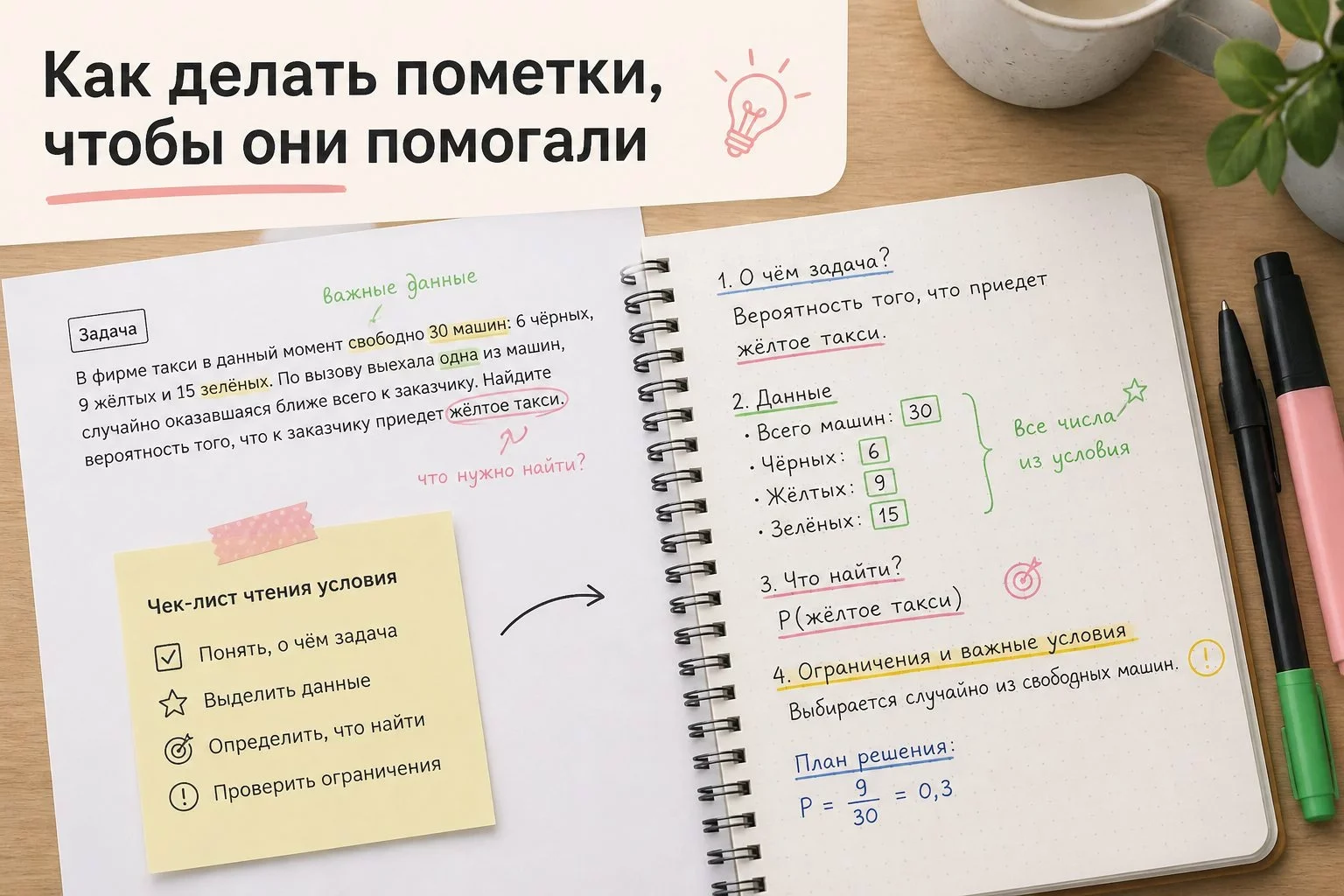 Почему допускаются ошибки еще до решения?Корень большинства досадных ошибок на экзамене — не пробел в...