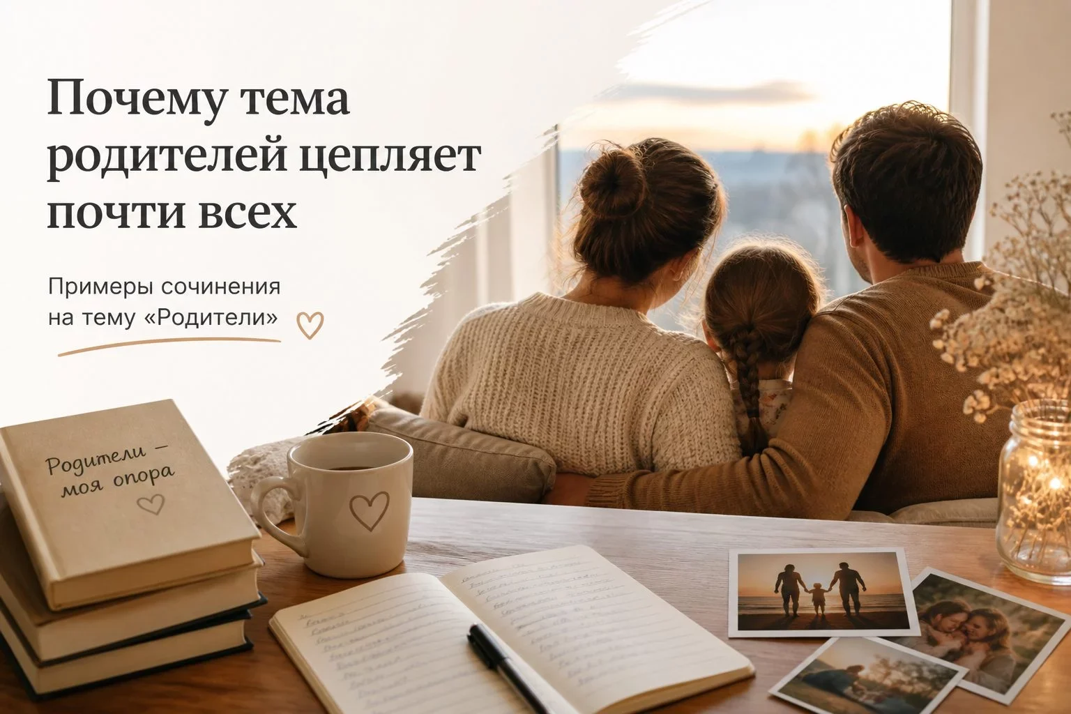 Как составить план сочинения о родителях?Четкая структура сочинения о родителях помогает логично раскрыть тему и...