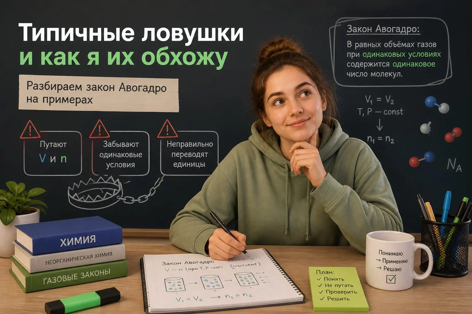 Что такое закон Авогадро и зачем он нужен на ЕГЭ?Для химика-практика утверждение о единых математических...