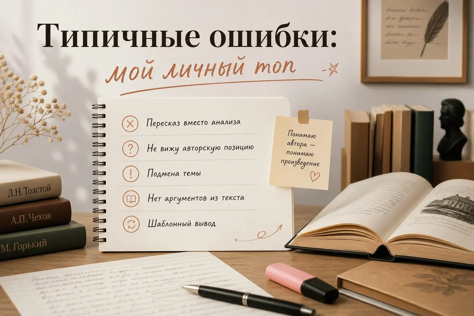 Что такое авторская позиция и зачем её определять на ЕГЭ по литературе?Авторская позиция — это...