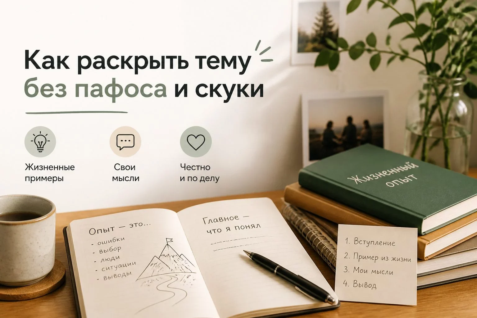 Что такое жизненный опыт и в чём его ценность для сочинения?Жизненный опыт — это не...