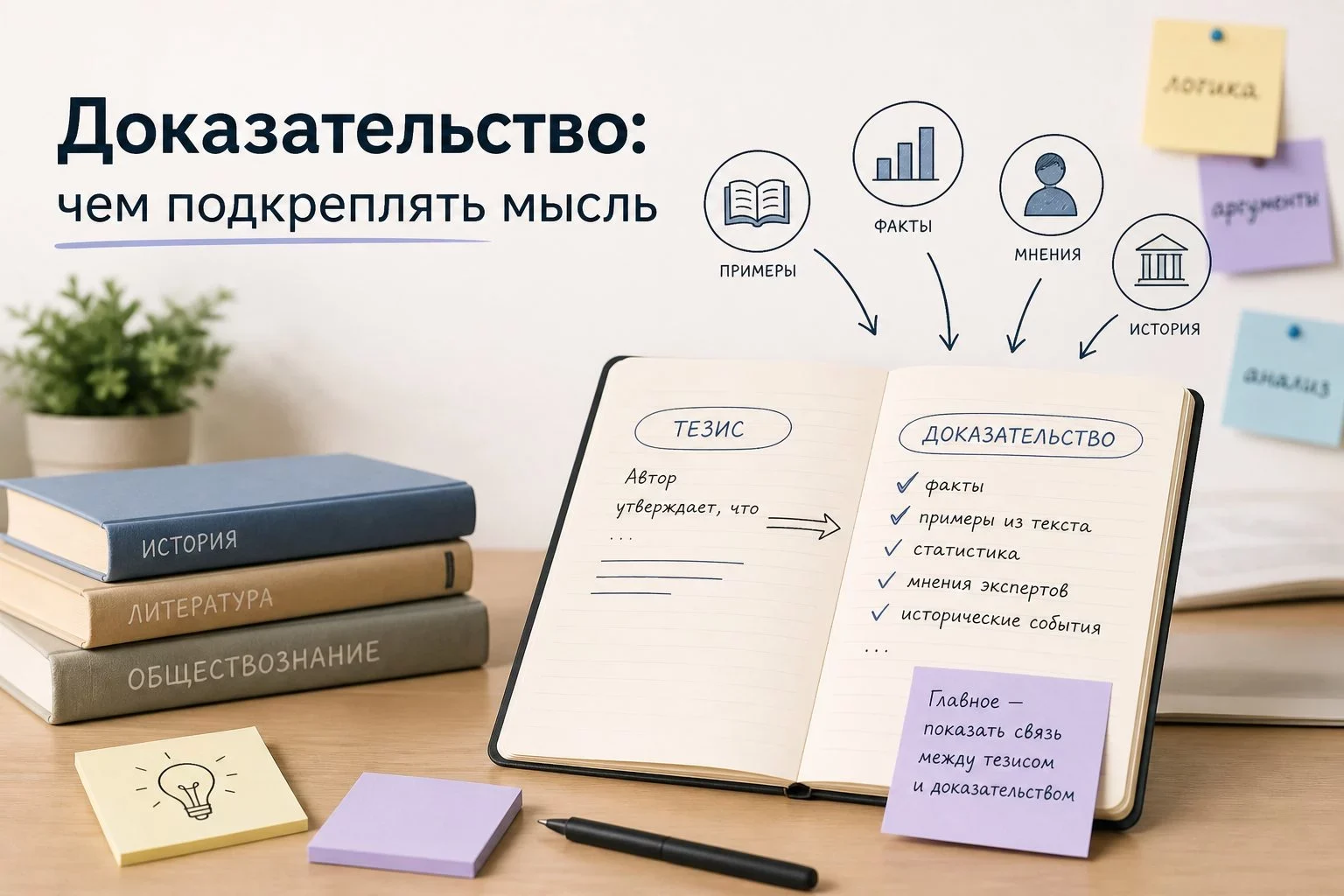 Что такое тезис и почему он требует доказательств?При написании сочинения на ЕГЭ вся работа строится...