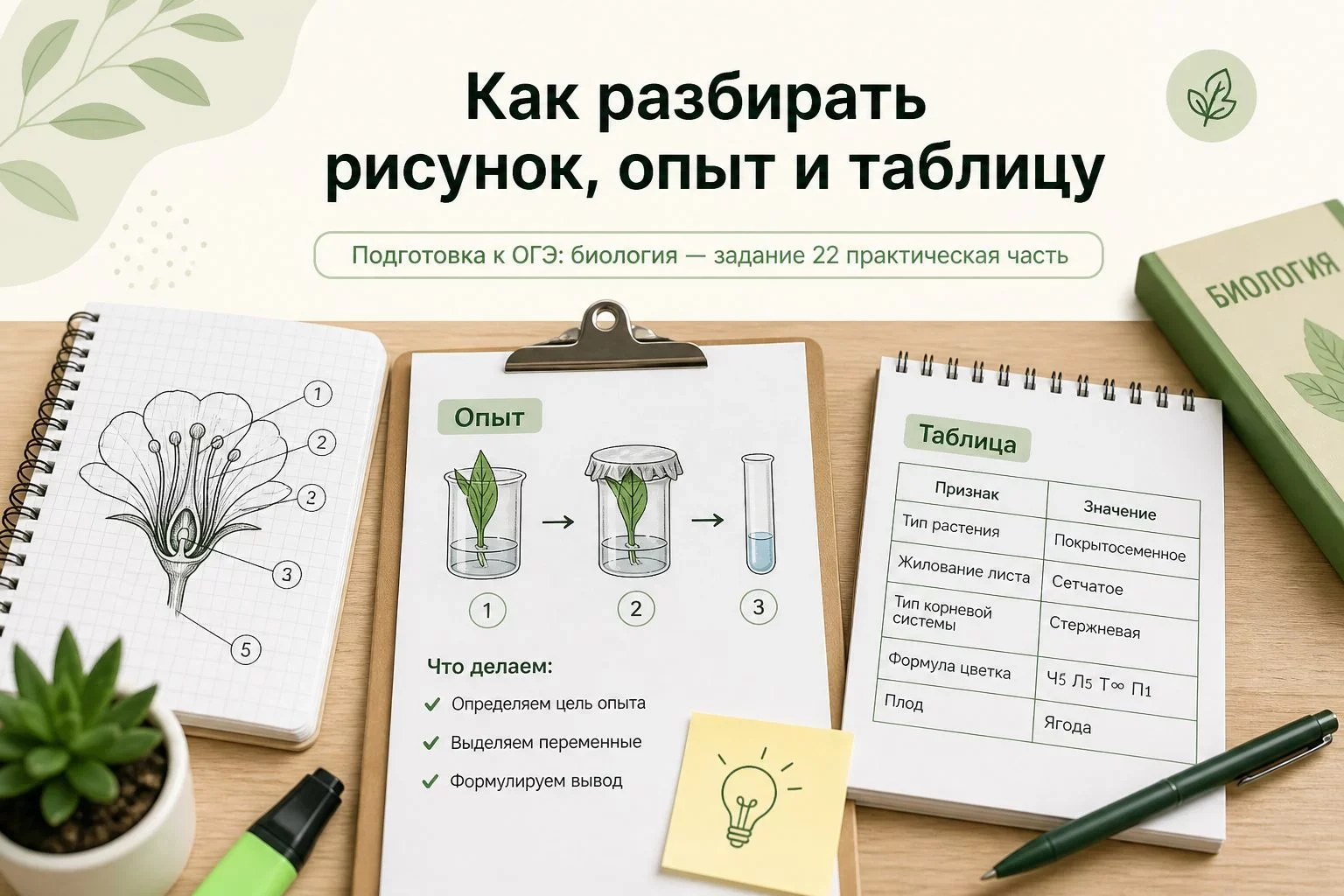 Что проверяет задание 22 в ОГЭ по биологии?Место задания 22 в структуре экзаменационной работыЭкзаменационная работа...