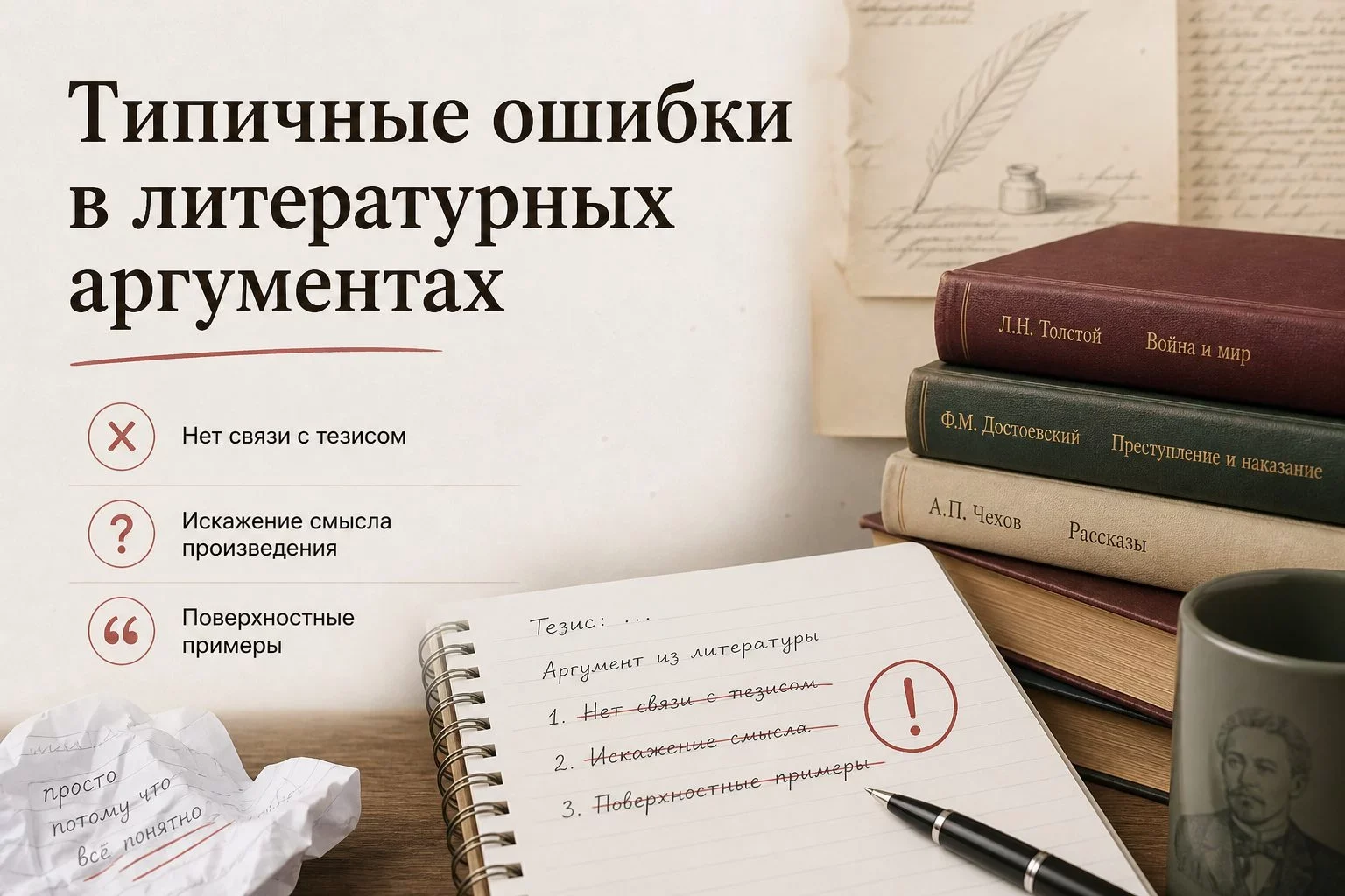 Что такое аргумент из литературы и почему он критичен для сочинения ЕГЭ?Сочинение на ЕГЭ можно...