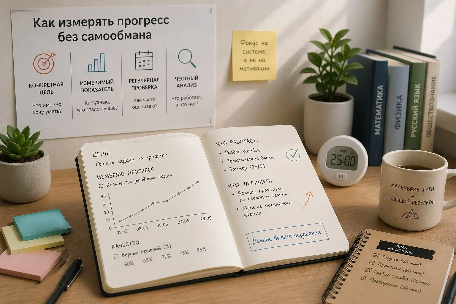 Почему «просто выучить» не работает и при чём здесь goal setting?Нередко подготовка к экзаменам откладывается,...