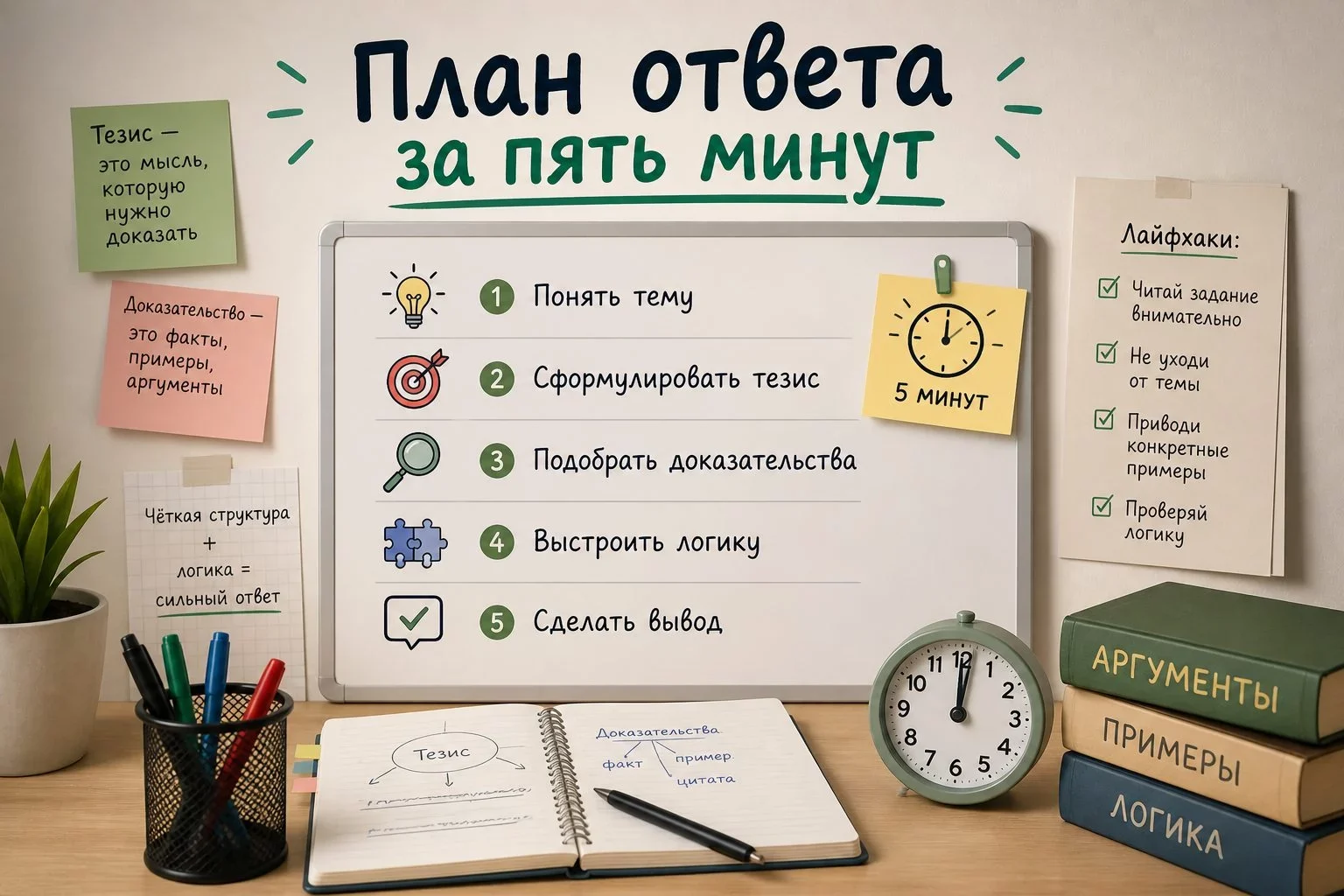 Что такое тезис и почему он требует доказательств?При написании сочинения на ЕГЭ вся работа строится...