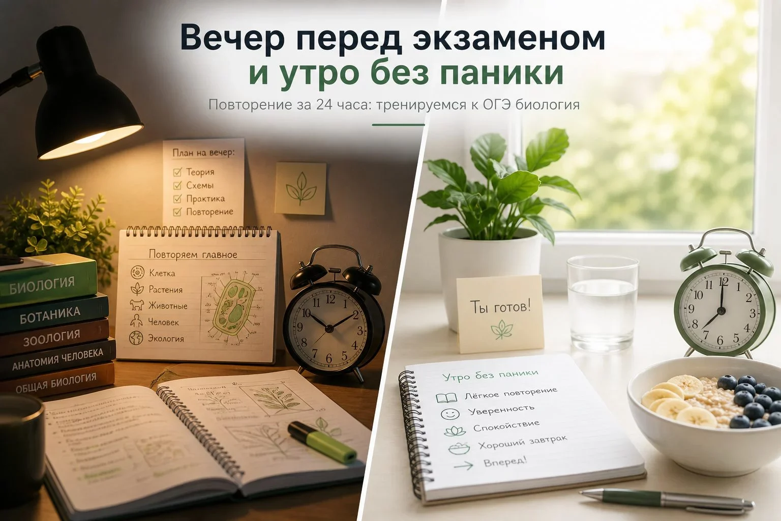 Что реально успеть за 24 часа до ОГЭ по биологии?Следует смотреть на ситуацию трезво: выучить...