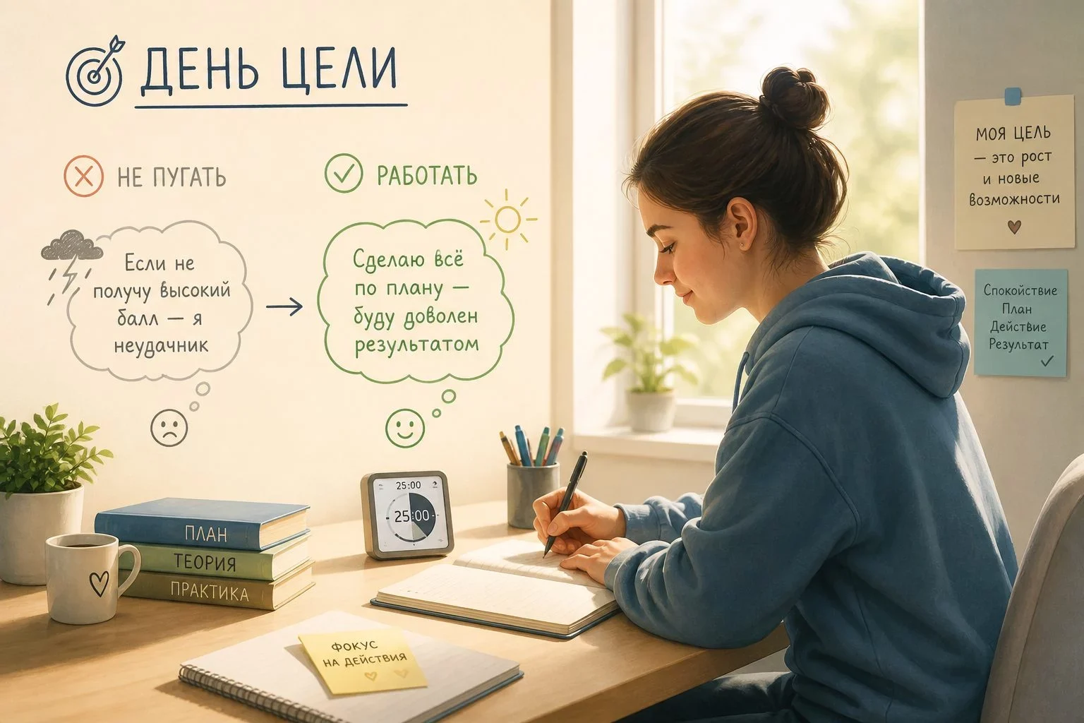 Почему «просто выучить» не работает и при чём здесь goal setting?Нередко подготовка к экзаменам откладывается,...