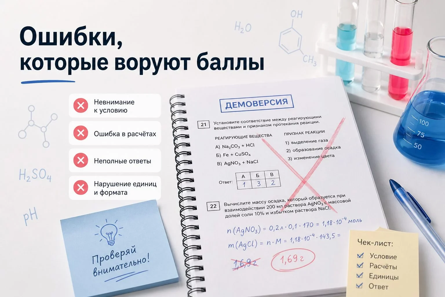 Что такое демоверсия ЕГЭ по химии и зачем она нужна?Демоверсия ЕГЭ по химии — это...