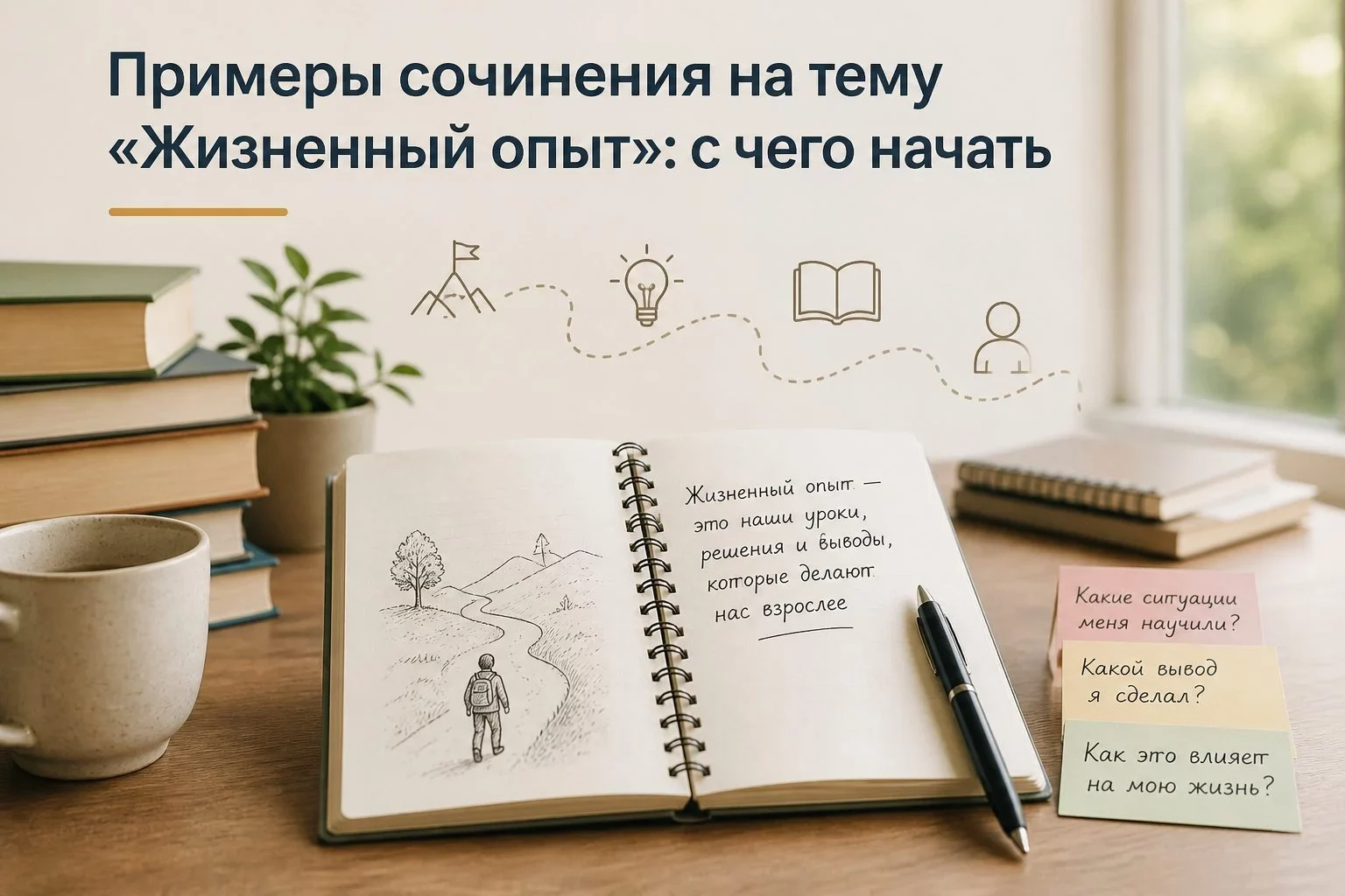 Что такое жизненный опыт и в чём его ценность для сочинения?Жизненный опыт — это не...