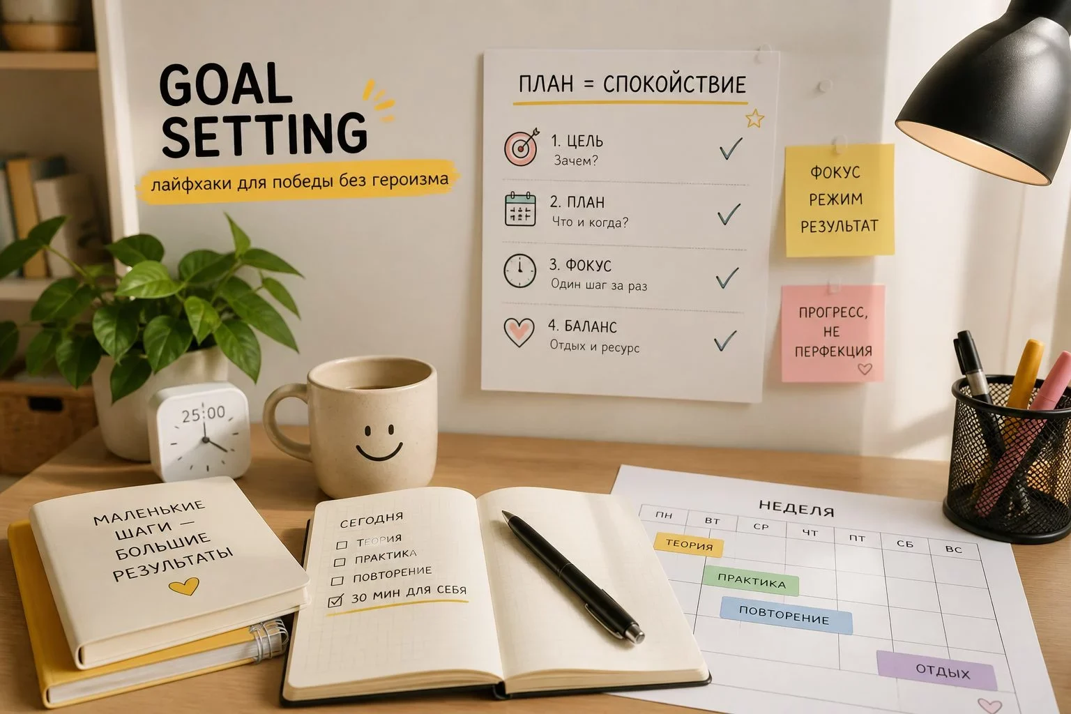 Почему «просто выучить» не работает и при чём здесь goal setting?Нередко подготовка к экзаменам откладывается,...