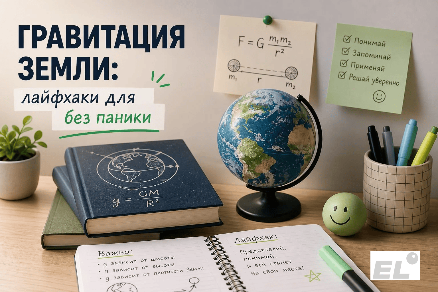 Вся теория гравитации для ЕГЭ: от силы тяжести до решения сложных задач с лайфхаками