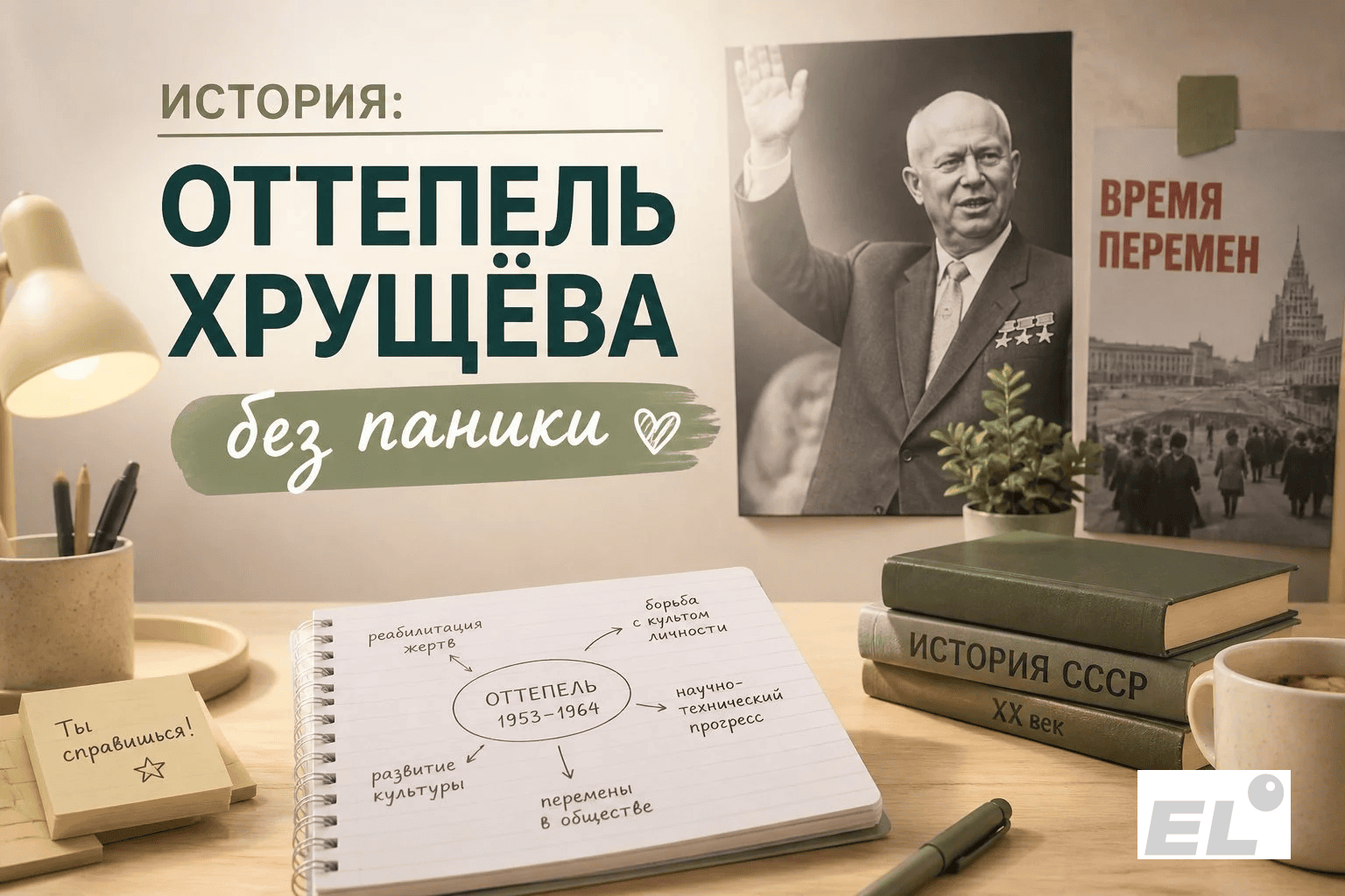 Хрущёвская оттепель 1953–1964: всё для подготовки к ЕГЭ по истории