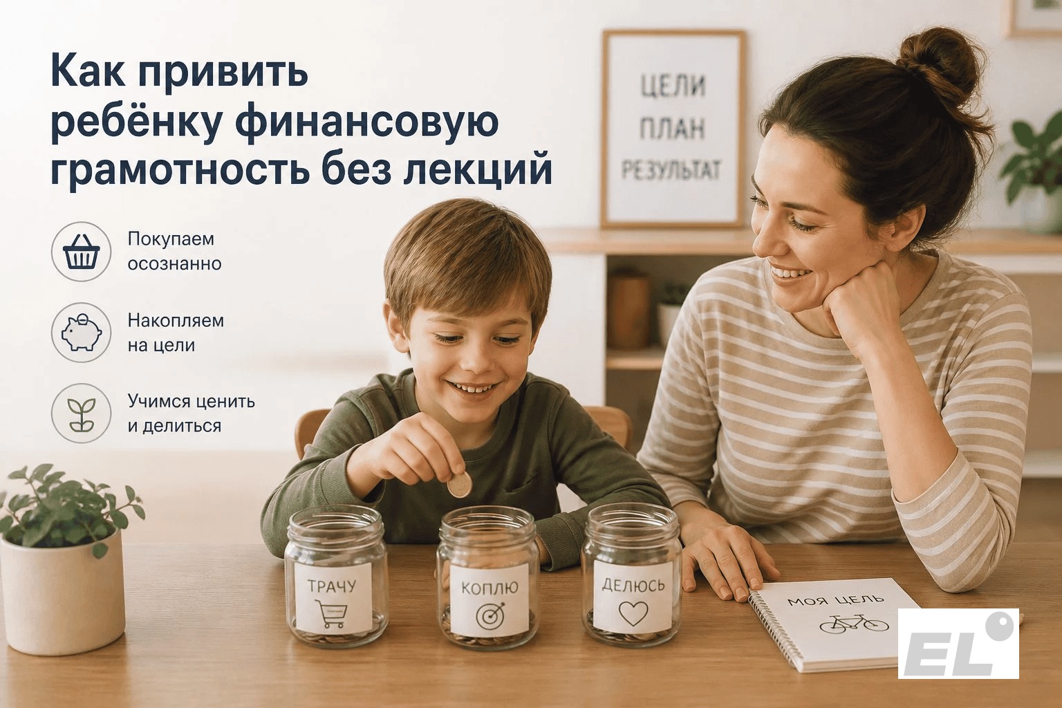Финансовое воспитание ребёнка: как привить здоровое отношение к деньгам с детства