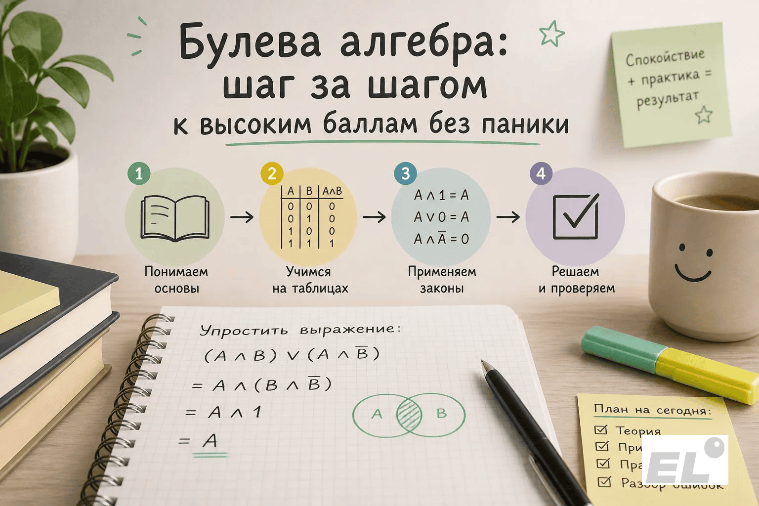 Булева алгебра для ЕГЭ: вся теория и практика решения задач