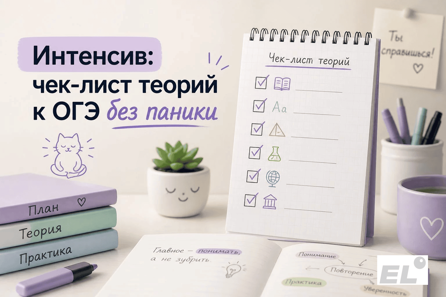 Интенсив: чек-лист теорий для успешной сдачи ОГЭ