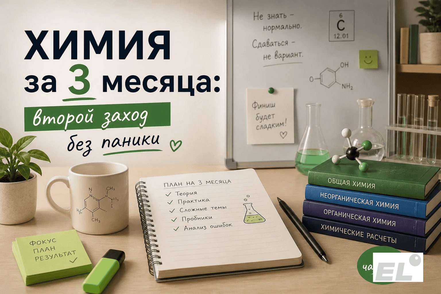 Подготовка к части 2 ЕГЭ по химии за 3 месяца: от теории до высоких баллов