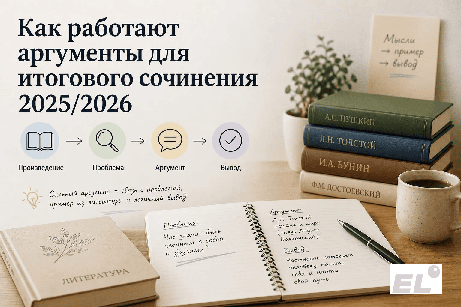 Банк аргументов для итогового сочинения 2025/2026: как подобрать литературную опору и получить зачет