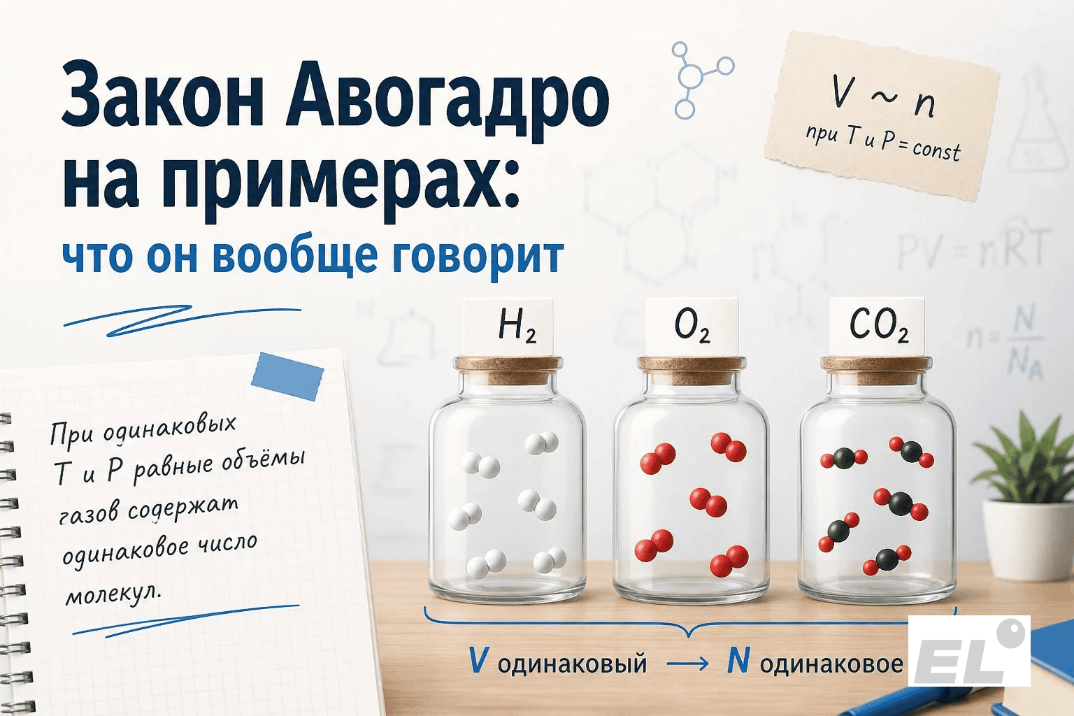 Как применять закон Авогадро в задачах ЕГЭ: полный разбор