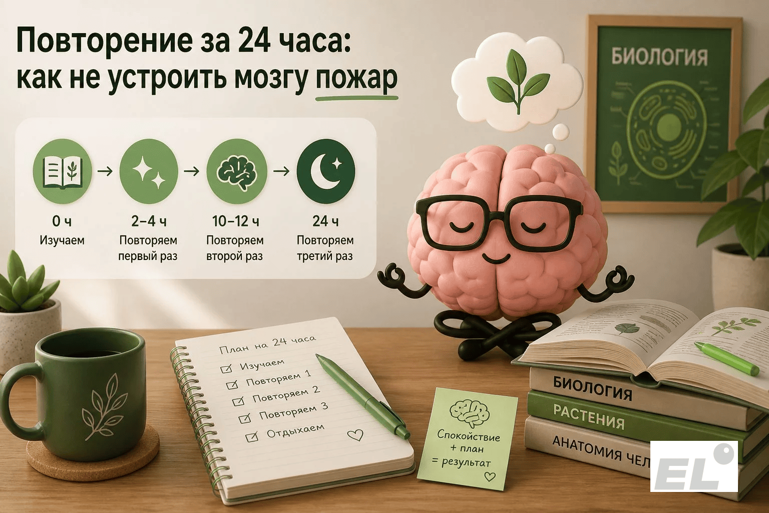 Срочная подготовка к ОГЭ по биологии: как эффективно повторить материал за 24 часа